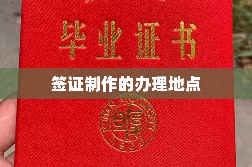 鹤山签证制作的办理地点